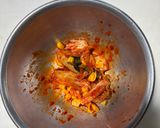 韓国海苔とキムチコーンチーズトースト作り方2写真