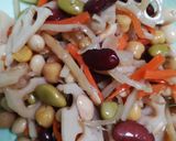 和えるだけ！かさ増し根菜豆サラダ作り方6写真