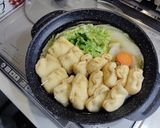 白菜と大根のチーズ入り餅巾着鍋作り方5写真