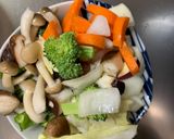 お一人様オイ味噌味根菜たっぷり野菜炒め作り方10写真