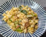 ふわとろ食感♡チーズが◎豆腐と卵炒め作り方5写真