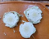 エアフライヤーでキャベツが焼き作り方2写真