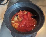 【シンプル】トマト缶と〇〇のパスタ作り方2写真