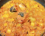 超簡単 サバ味噌煮缶クリームカレー煮込み作り方3写真