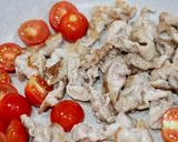 『豚肉とトマトの和風ごはん』少ない調味料で作れる作り方3写真
