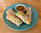 味噌バターソースの生春巻き作り方6写真