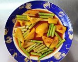 レンジで早い！ アスパラと パプリカの 甘酢和え作り方7写真