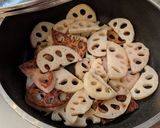 鶏のササミとれんこん煮作り方2写真
