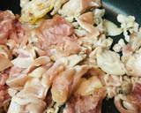 豚こまぎれ肉の炒めもの●とん平焼き風作り方1写真