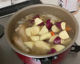 鶏手羽元と根菜のスープ作り方10写真