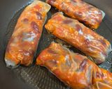 チリコンカーンのライスペーパー包み焼き作り方6写真