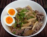 超簡単！きのこ入りつゆだく豚丼！作り方5写真