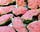 ピーマンの肉詰め甘辛ソース煮込み作り方4写真