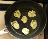 余った餃子の皮でネギチーズ焼き作り方4写真