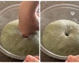 甘納豆入り！一斤型で作る【よもぎ食パン】作り方5写真
