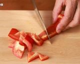 さつまあげと季節野菜のてりたま丼作り方3写真