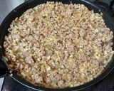 簡単時短！豚ひき肉の卵とじ作り方4写真