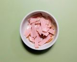 簡単夕飯無限ブロッコリーとハムのマヨごま和え弁当作り方2写真