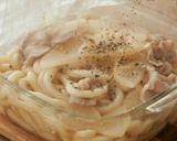 簡単夕食♪冷凍うどんで豚バラ大根♪ランチ♪豚丼作り方2写真