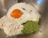 抹茶ケーキ作り方1写真