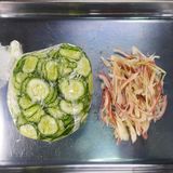 きゅうりとみょうがのツナマヨサラダ😋🥗作り方1写真