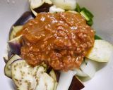 レンジで簡単！なすの肉味噌炒め作り方3写真