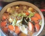 そぼろと白菜の肉じゃが作り方6写真