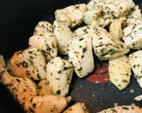 後のせチキンのチーズカレー作り方3写真