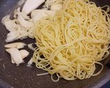エリンギ山伏茸ツナ砂糖醤油パスタ作り方2写真