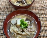 秋にお勧め！茸の豚汁🍄‍🟫作り方3写真