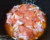 簡単☆お手軽豚肉と明太子の炊き込みご飯♩作り方3写真