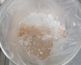 ビニール袋で冷凍(ホール)ポルチーニピザ作り方1写真