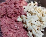 冷凍してもふわふわ💫豆腐入ミニハンバーグ作り方4写真