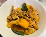 かぼちゃと豚肉の炒め物🎃作り方10写真