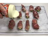 チーズ入りピーマンの肉巻き★動画あり★作り方7写真