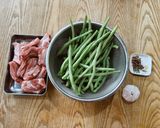 スペアリブとインゲン豆の煮込み料理と花巻作り方1写真