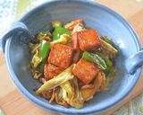 ミニ厚揚げの回鍋肉♪作り方7写真