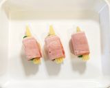 お弁当に！ヤングコーンのお花ベーコン巻き作り方5写真
