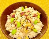 【簡単炊込み】白だしで作るさつまいも🍠ご飯作り方5写真