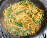 美活⭐︎ヘルシー⭐︎ごま油香るインゲンパスタ作り方12写真