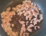 蓮根とベーコンのバター炒め作り方3写真
