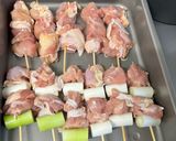 グリルで簡単♪本格焼き鳥＆ピリ辛味噌だれ作り方3写真