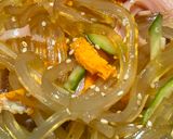 葛きりで中華サラダ風冷麺作り方7写真