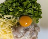 イカゲソとニラチーズのチヂミ風〜*作り方1写真
