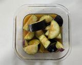 レンジで簡単！ご飯泥棒ナスの中華そぼろ煮作り方4写真