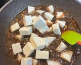粗挽き鶏ミンチで、高野豆腐の麻婆豆腐作り方10写真