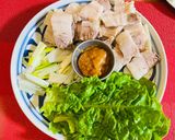 あっさり煮豚で２品◎酢味噌&かけ蕎麦作り方8写真