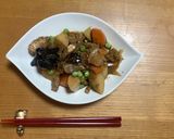 豆浸水無し電気圧力鍋醤油豆おこわに煮物作り方10写真