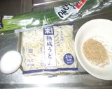 釜玉うどん♪簡単作り方1写真