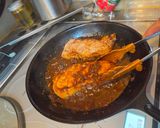 柔らか肉厚ポークチャップ作り方13写真